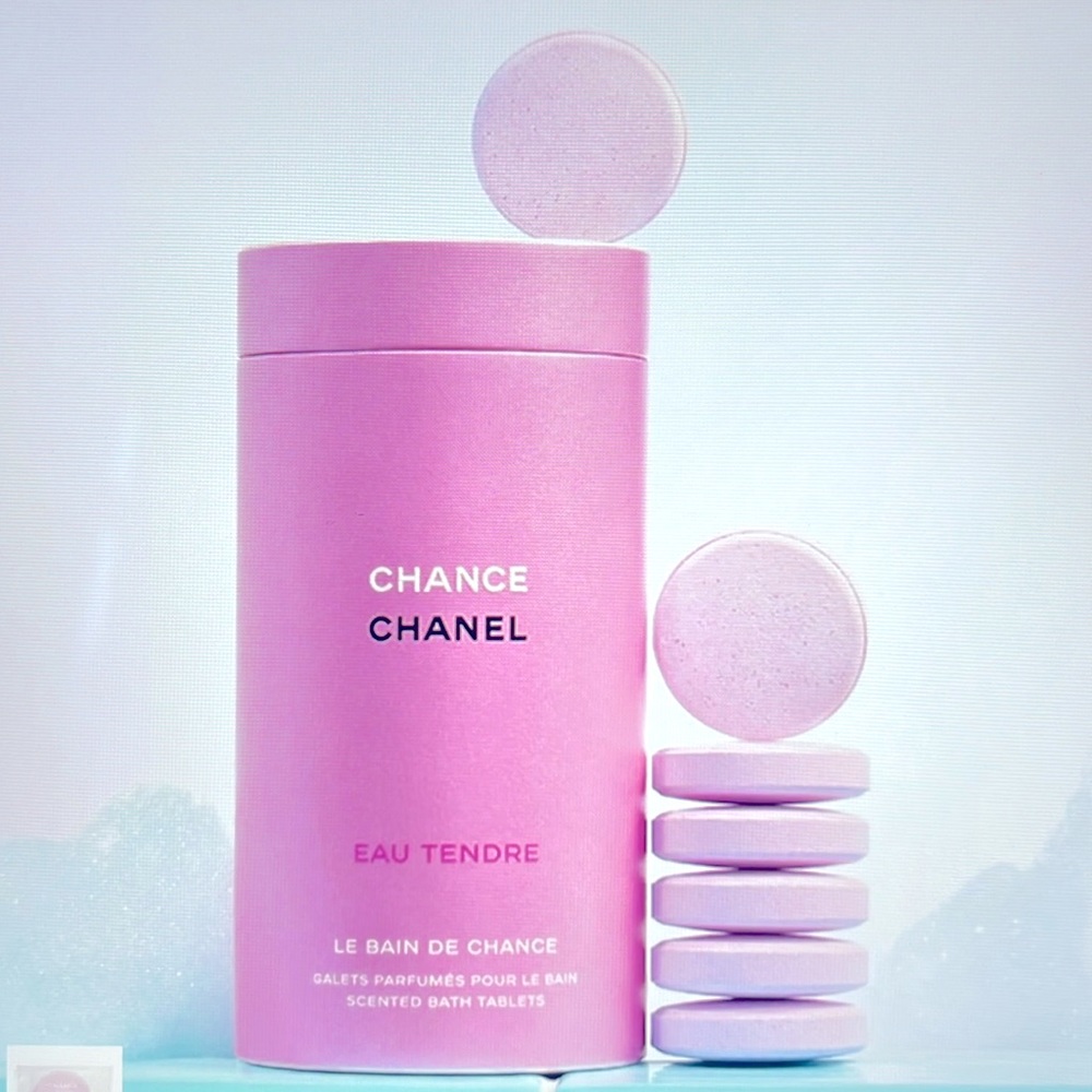 🫧🛁🫧 CHANEL CHANCE EAU TENDRE SCENTED BATH TABLETS BUNDLE 🛁🫧🛁 NWT 🫧🛁🫧